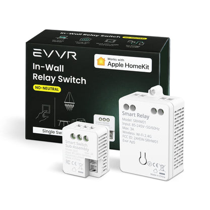 EVVR Smart HomeKit In-Wall Relay Switch