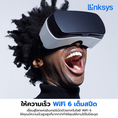 Linksys Velop MX5300 - Tri-Band AX5300 Mesh WiFi 6 Router เราเตอร์ไวไฟ 6 ระบบเมช LSS-MX5300-AH