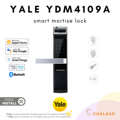 Yale YDM4109A Smart Mortise Lock (ติดตั้งฟรี!)