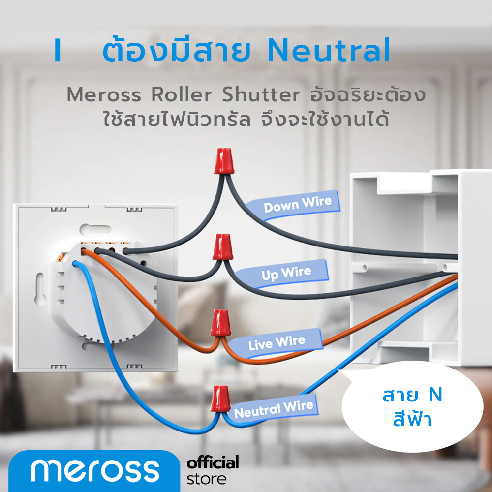 Meross Smart Wi-Fi Roller Shutter