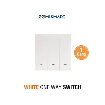 Zemismart Smart Wall Light Switch สวิตช์ไฟแบบปุ่มกด สวิตช์ไฟอัจฉริยะ สั่งผ่านแอป สั่งด้วยเสียง รองรับ Apple HomeKit Tuya