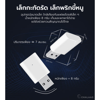 Zemismart Zigbee Signal Amplifier Repeater อุปกรณ์ขยายสัญญาณ ทวนสัญญาณ Zigbee Tuya Smart Life ครอบคลุมทั้งบ้าน