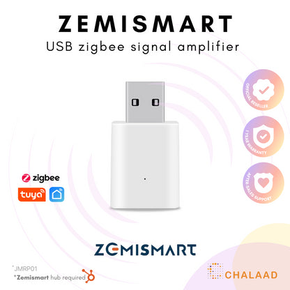 Zemismart Zigbee Signal Amplifier Repeater อุปกรณ์ขยายสัญญาณ ทวนสัญญาณ Zigbee Tuya Smart Life ครอบคลุมทั้งบ้าน