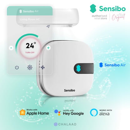 Sensibo Air Smart Controller ชุดควบคุมแอร์อัจฉริยะ สั่งผ่านแอป ด้วยเสียง Siri / Apple HomeKit / Google Assistant / Alexa