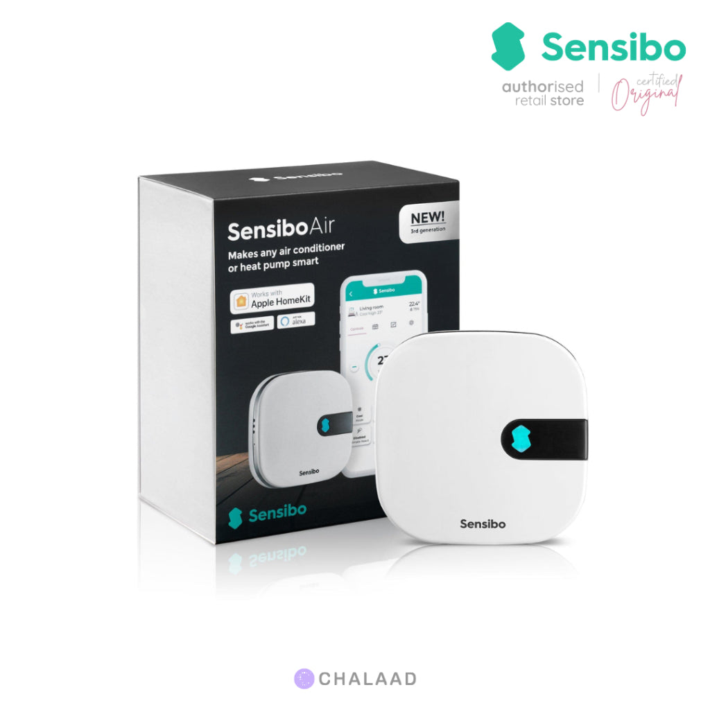 Sensibo Air Smart Controller ชุดควบคุมแอร์อัจฉริยะ สั่งผ่านแอป ด้วยเสียง Siri / Apple HomeKit / Google Assistant / Alexa